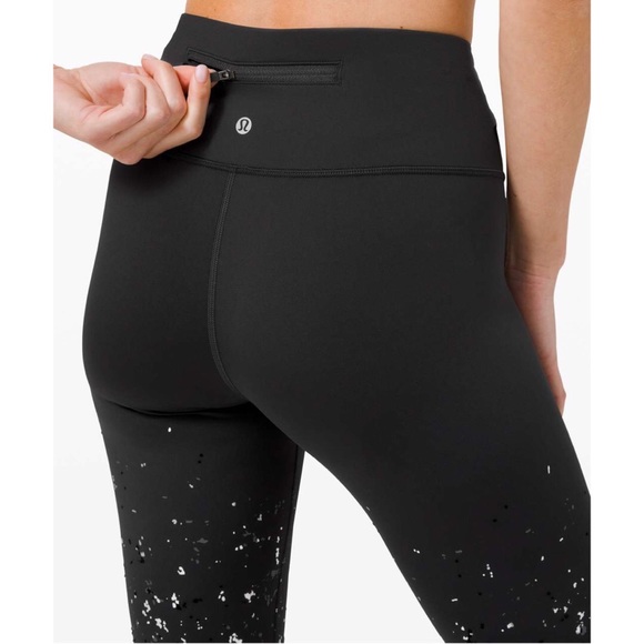 Lululemon Speed Wunder Mid Rise Crop 23" *Speckle Shine - Picture 3 of 6